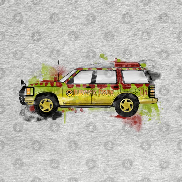 Jurassic Explorer Car by Jurassic Merch